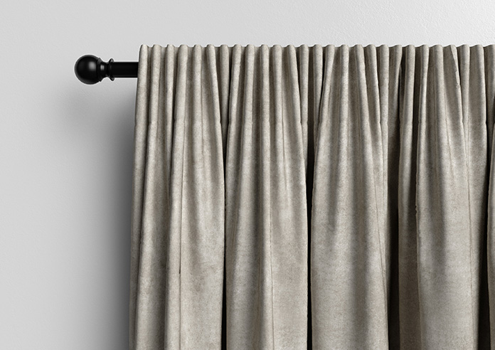 Florence Faux Suede, Taupe Brown - Made to Measure Curtains - Image 10